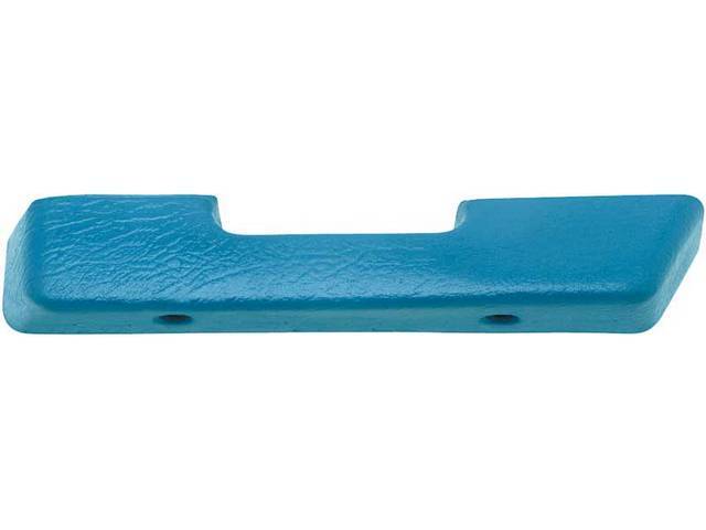 Front Door Arm Rest, Blue, RH, reproduction