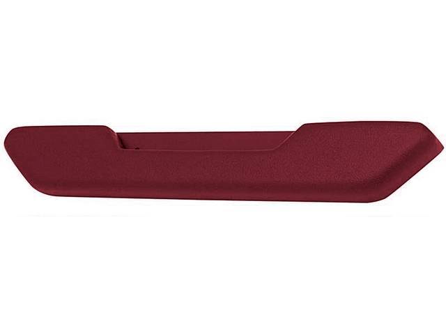 Front Door Arm Rest, Maroon, RH or LH, reproduction