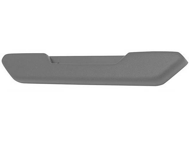 Front Door Arm Rest, Gray, RH or LH, reproduction