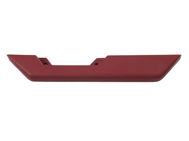 Front Door Arm Rest, Red, RH, reproduction