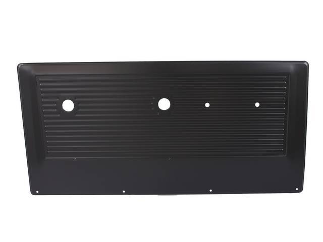 PANEL SET, Inside Front Door, 22 gauge stamped steel, horizontal pleat style, EDP black primer (paint to match), repro