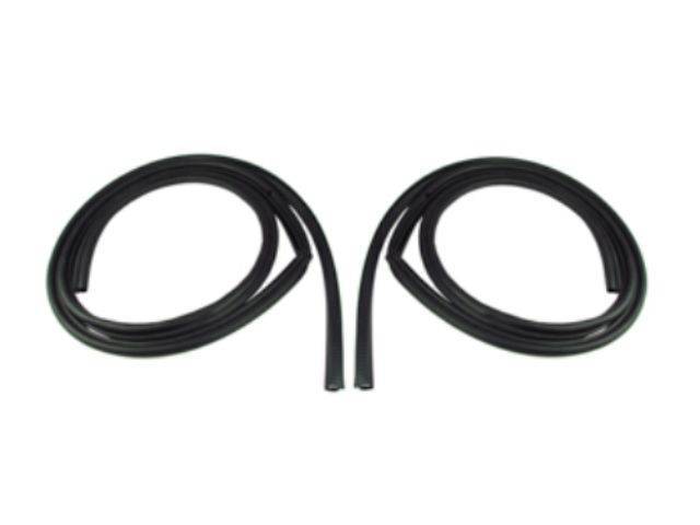 Side Door Opening Weatherstrip Set, LH and RH, w/ molded corner, press on glueless style, reproduction for (67-72)