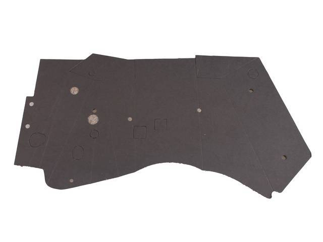INSULATION PAD, FIREWALL PAD, CENTER SECTION ONLY 