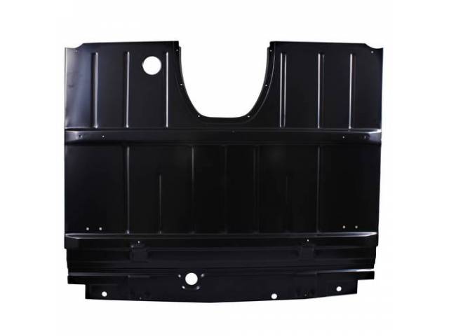 FLOOR PAN, Cab, base floor w/o corners and rockers, EDP coated imported repro  ** See p/n K-16545-55C for complete floor pan assy **