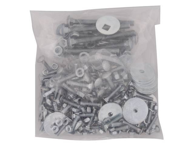 BOLT KIT, BED, STEPSIDE, SHORTBED, CADMIUM PLATED, 77 1/8 INCH