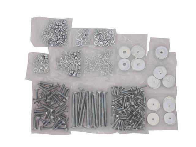 BOLT KIT, BED, FLEETSIDE, LONGBED, CADMIUM BED, 97 INCH