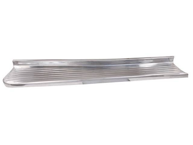 Running Board Step, LH / Driver side, chrome finish, reproduction