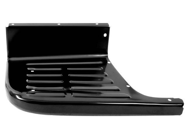 STEP ASSY, Running Board, LH, black painted finish, repro