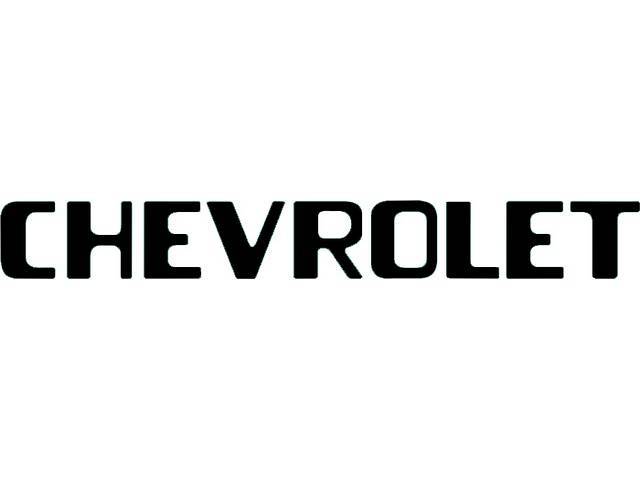 Tail Gate Name Decal, *Chevrolet*, Black