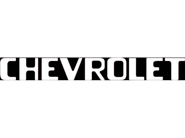 Tail Gate Name Decal, *Chevrolet*, White