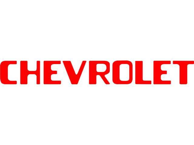 Tail Gate Name Decal, *Chevrolet*, Red