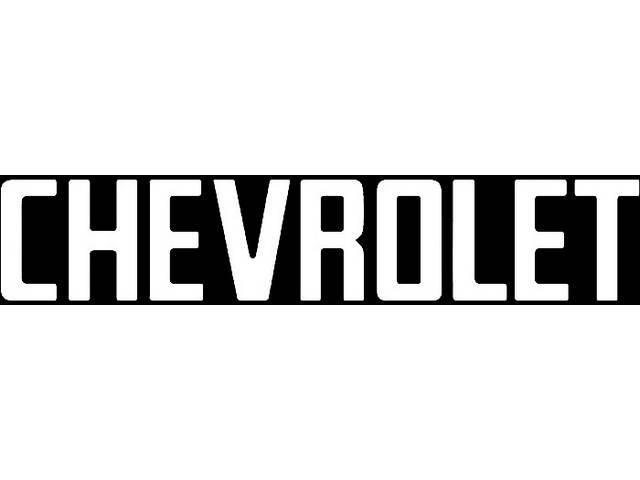 Tail Gate Name Decal, *Chevrolet*, White