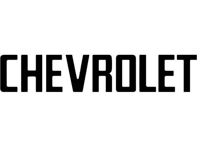 Tail Gate Name Decal, *Chevrolet*, Black