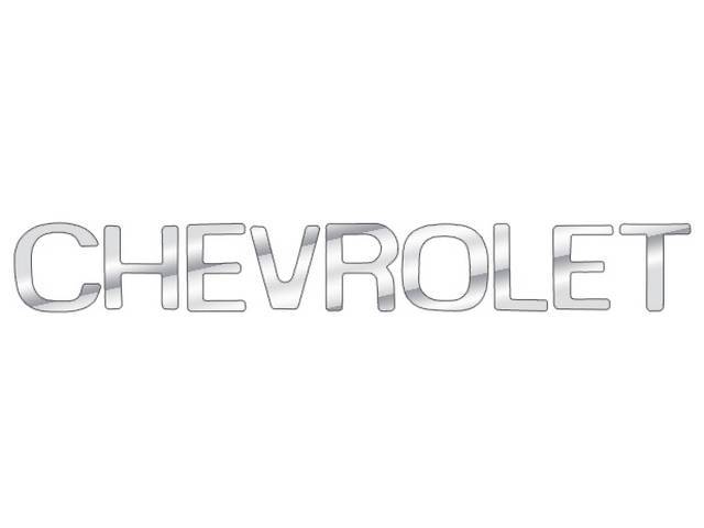 Tail Gate Name Decal, *Chevrolet*, Chrome