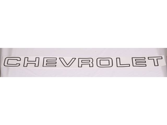 Tail Gate Name Decal, *Chevrolet*, Charcoal