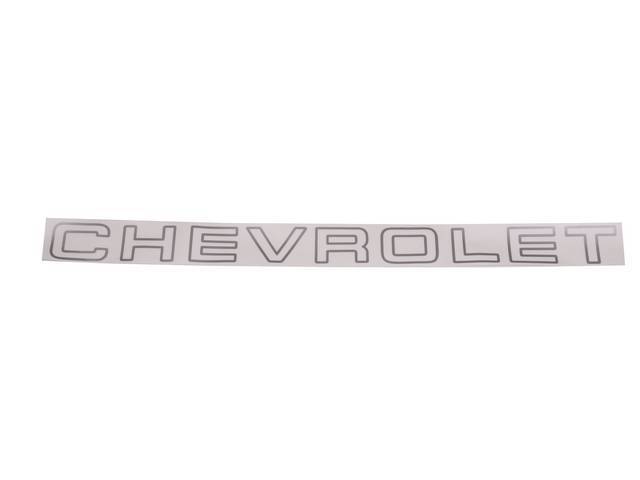 Tail Gate Name Decal, *Chevrolet*, Silver