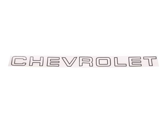 Tail Gate Name Decal, *Chevrolet*, Charcoal