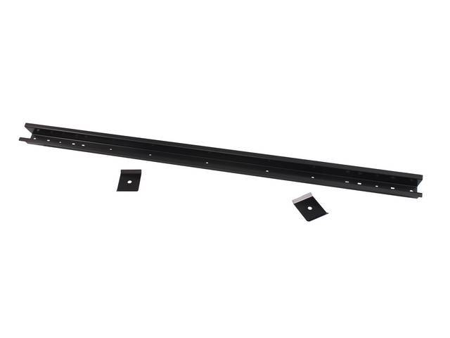 CROSS SILL, Front / Center, 14 gauge steel, W/ brackets and pre-punched mounting holes, 58 inch L x 5 inch W x 6 inch H, EDP coated, reproduction