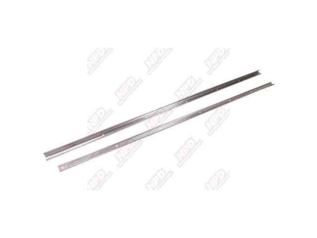 ANGLE STRIP SET, UNPOLISHED STAINLESS STEEL, W/ PRE
