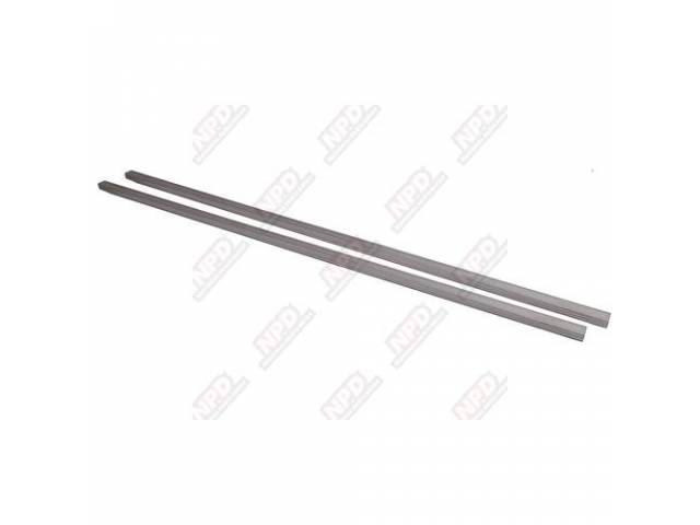 ANGLE STRIP SET PLAIN STEEL, W/ PRE-PUNCHED HOLES