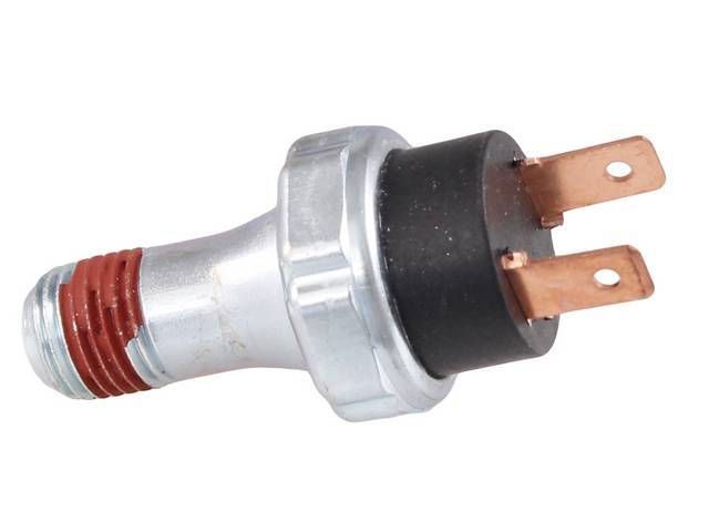 Oil Pressure Sender Unit, 2 terminal connection (male blade type), 1/4 - 18 inch threaded main body