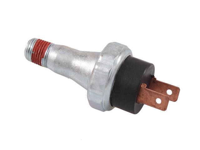 Oil Pressure Sender Unit, 2 terminal connection (male blade type), aluminum main body with 1/8 - 27 inch threads