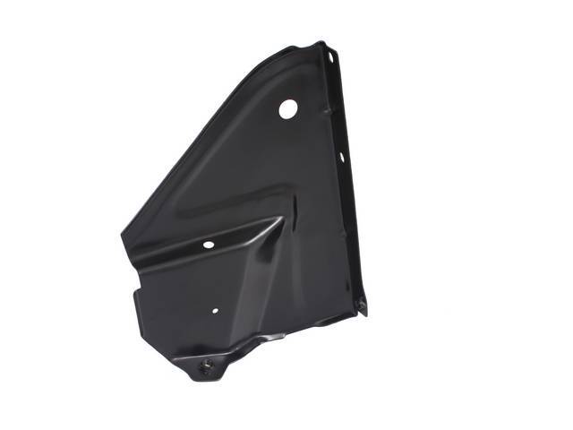 SUPPORT, Battery Tray, main / primary, 16 gauge, black finish, replacement style for (73-80)