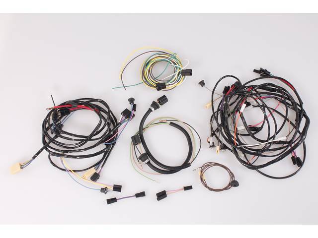 HARNESS, Complete Wiring Set, built to original specifications with wiring for directional lights and options, does not include dash wiring or fuse box