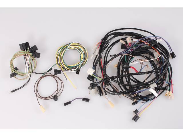 HARNESS, Complete Wiring Set, built to original specifications with wiring for directional lights and options, does not include dash wiring or fuse box