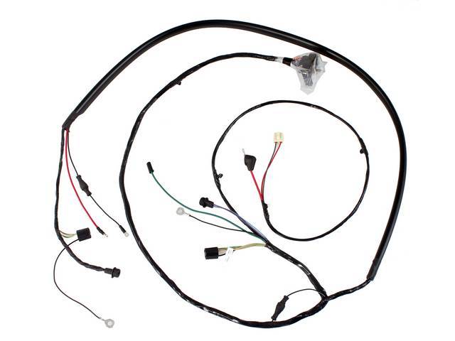 HARNESS, FRONT LIGHT, W/ FACTORY GAUGES, ALTDI, MODIFIED FOR DRIVER SIDE 1985 AND EARLIER *SI* SERIES INTERNAL REGULATOR ALTERNATOR
