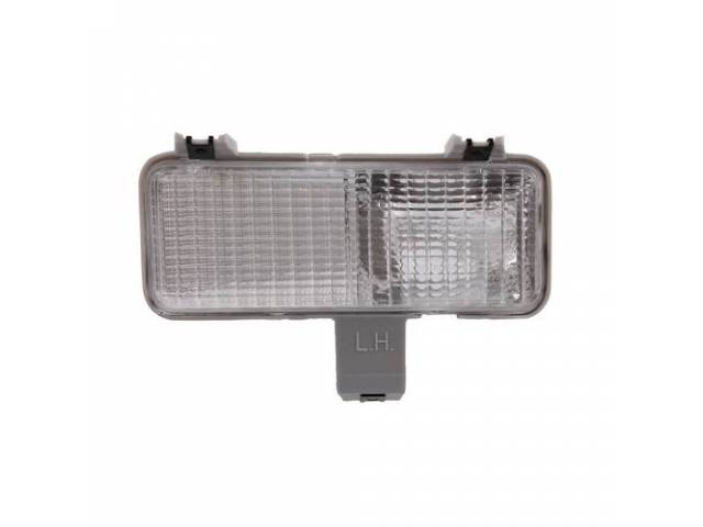 Parking Light Assembly, Clear lens, LH, GM Licensed Reproduction