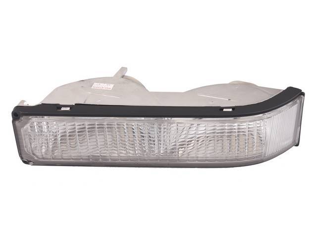 Parking / Signal Lamp Assembly, LH, Clear, S.A.E., Single, Sealed Beam Type reproduction