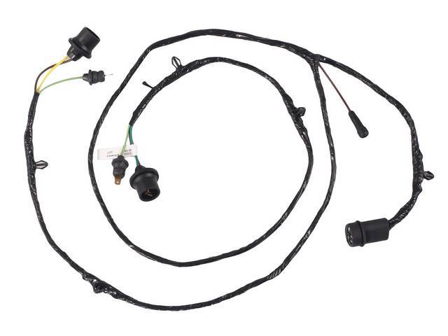 HARNESS, REAR BODY LIGHT, STEPSIDE, REAR FRAME CONNECTOR TO REAR LIGHT ASSEMBLIES, DOES NOT INCLUDE THE LIGHT SOCKETS AS THEY ARE PART OF THE LAMP ASSEMBLIES