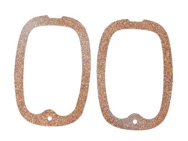 Tail Light Lens Gasket, Pair, US MADE Reproduction for (47-53)