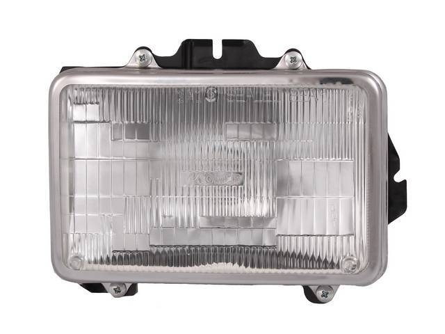 HEAD LIGHT ASSY, Halogen, RH, Lower, repro