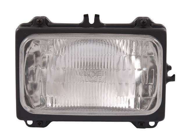 HEAD LIGHT ASSY, Inner, dual, std sealed beam