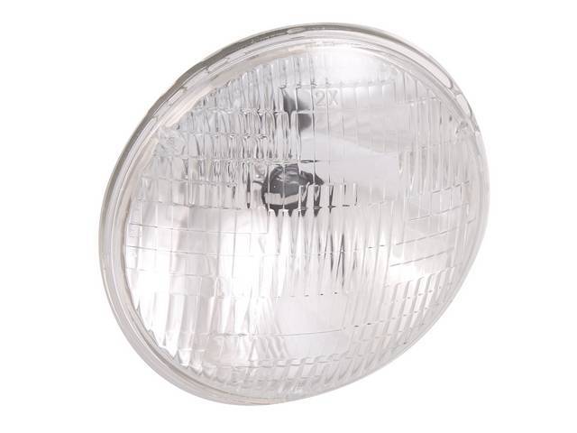 Head Light Bulb, 7 inch Sealed Beam, repro