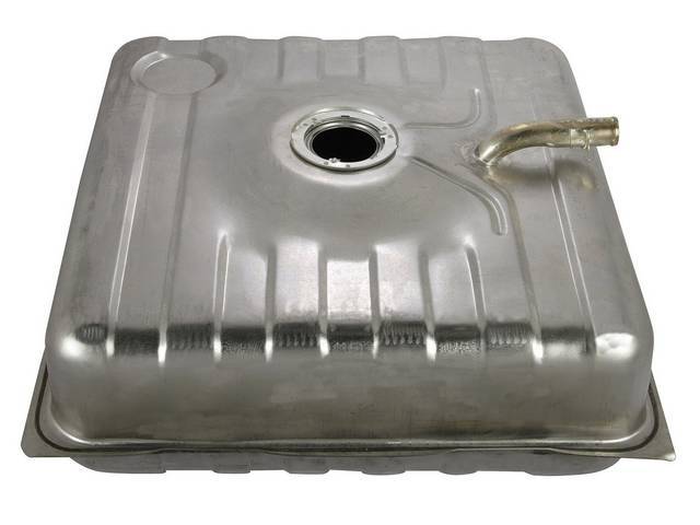 TANK, Fuel, 25 Gallon, 28 3/4 Inch X 28 1/8 Inch X 10 3/4 Inch size, Incl small filler pipe (1 1/4 inch i.d.), US / Canadian-Made Excellent Quality Repro