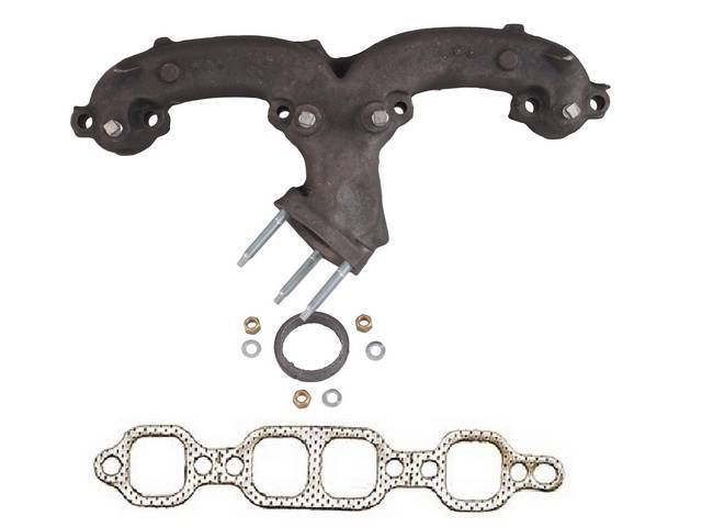 MANIFOLD, EXHAUST, RH, INCL GASKETS AND HARDWARE 