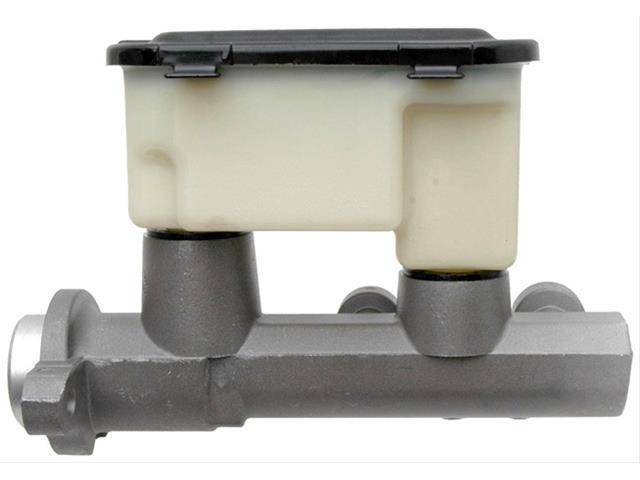 Master Cylinder, NEW, Aluminum Cylinder with Plastic Reservoir, 1 inch and 1.417 inch bores, Reproduction for (88-91)