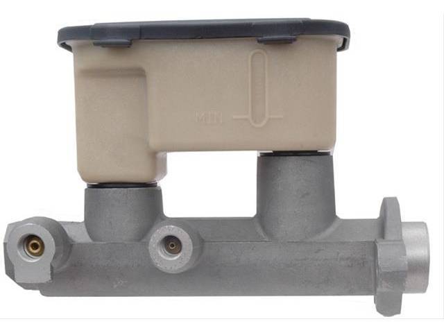 Master Cylinder, NEW, Aluminum Cylinder with Plastic Reservoir, 1 1/4 cylinder bores, Reproduction for (88-94)