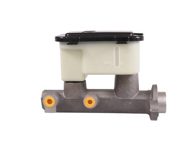 Master Cylinder, NEW, Aluminum Cylinder with Plastic Reservoir, 1 1/4 cylinder bores, Reproduction for (95-98)
