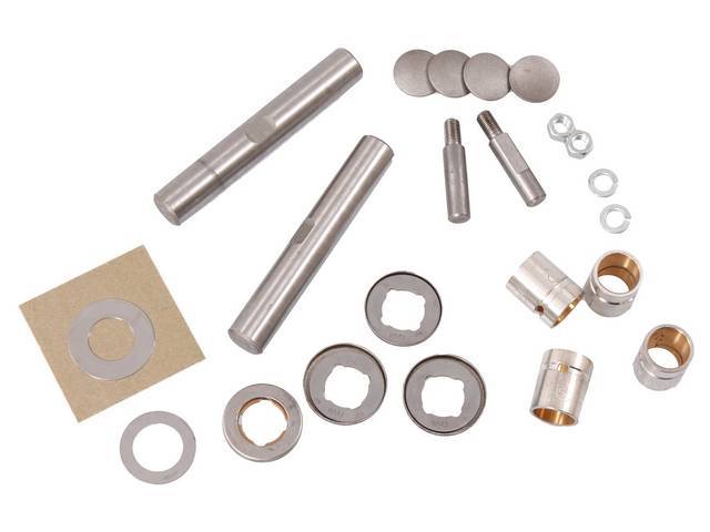 REBUILD KIT, Steering Knuckle King Pins, std sized, professional grade, repro