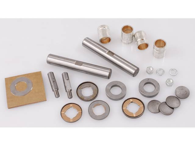 REBUILD KIT, Steering Knuckle King Pins, std sized, professional grade, repro