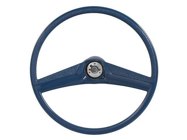 Steering Wheel, Light Blue, OE 17.5 inch Diameter, reproduction