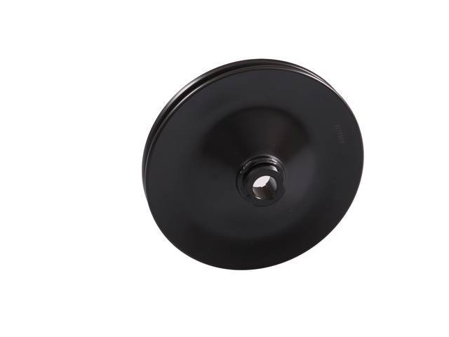 /S Pulley, single groove, V-belt, black finish,  Reproduction for (55-72)