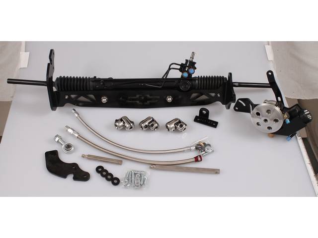 Unisteer Power Steering Rack And Pinion Conversion Kit Bolt On Style