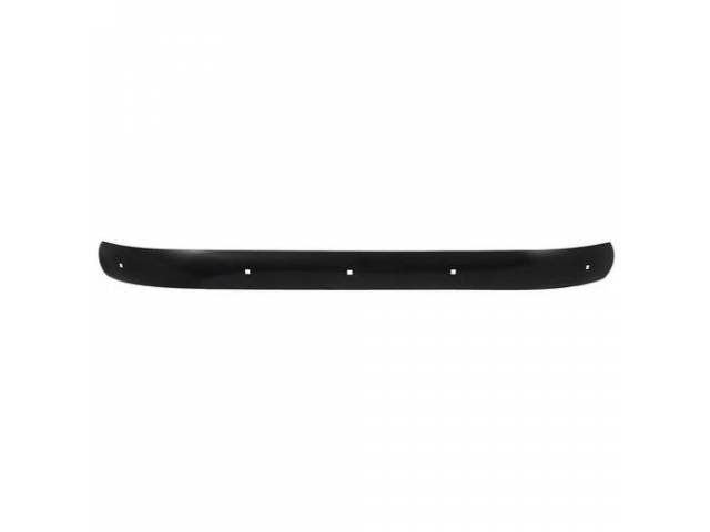 BUMPER, Rear, black painted finish (paint to match), repro