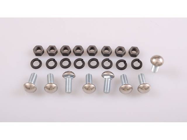 Rear Bumper Fastener Kit, 24-pc OE Correct AMK Products reproduction for (73-80)
