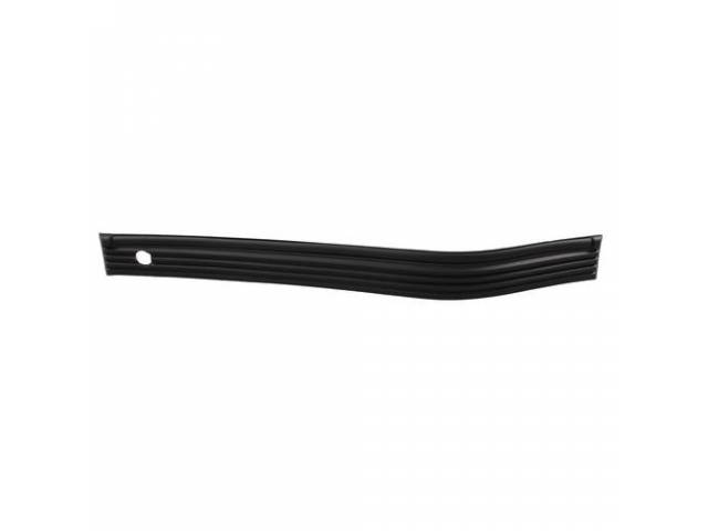 Front Bumper Impact Strip, LH, Black injection molded plastic, 2-Piece design, Reproduction for (88-98)